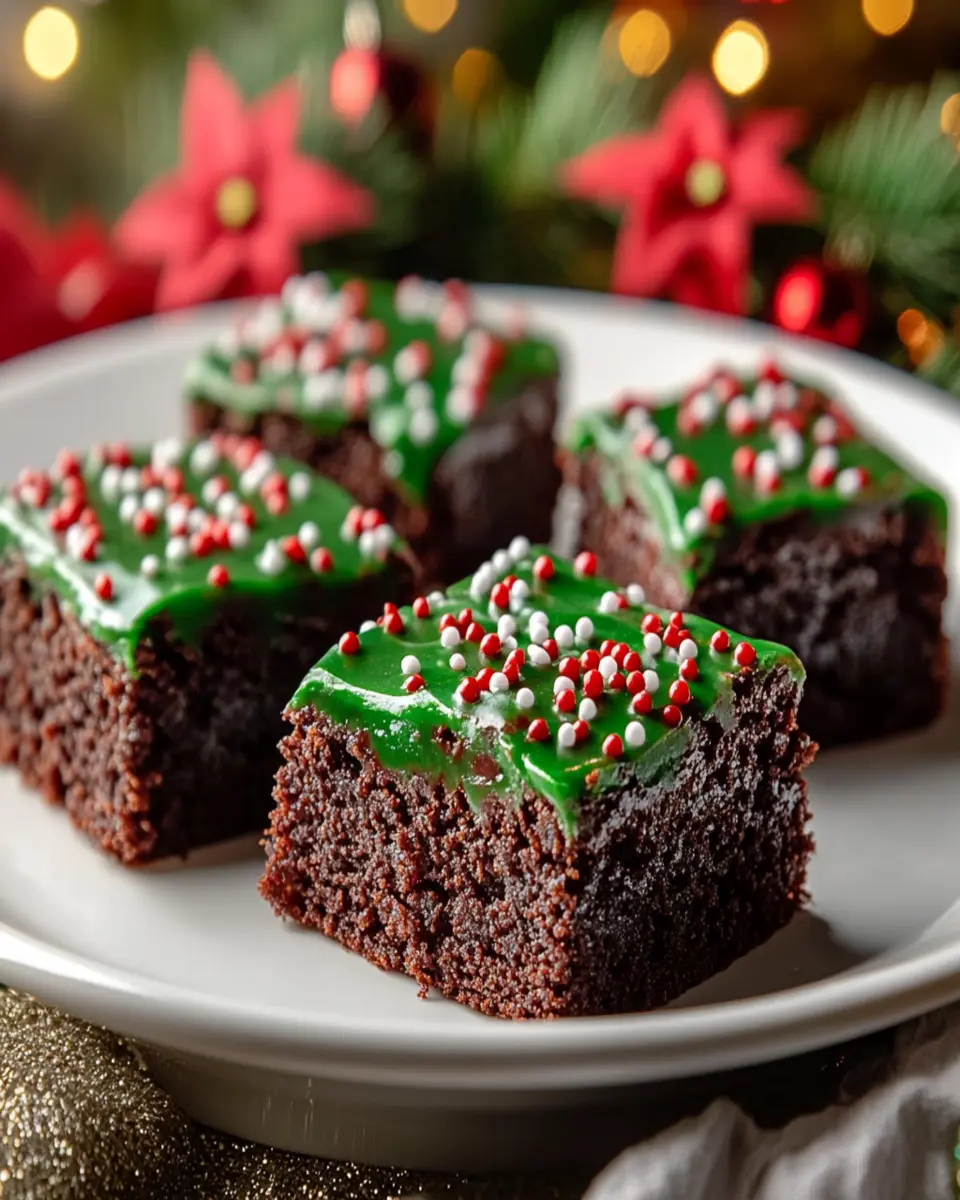 Irresistible Frosted Christmas Brownies in Just 23 Minutes First Image First Image