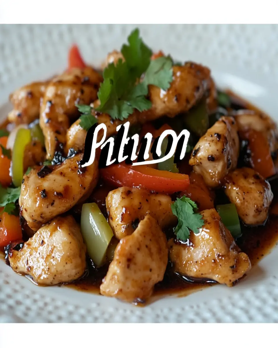 Savor Black Pepper Chicken: Easy, Spicy Stir-Fry Delight First Image First Image