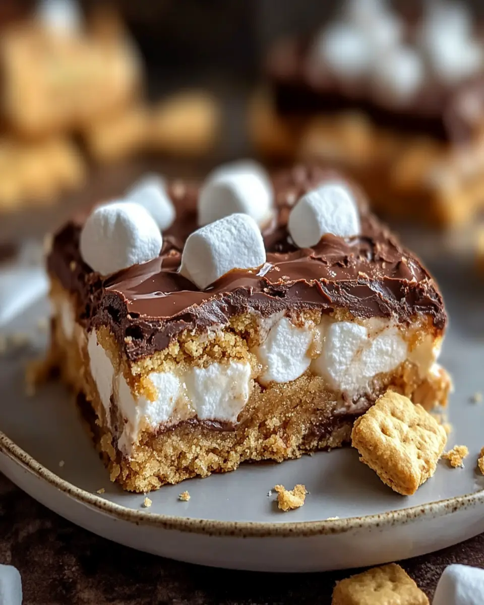 Irresistible Smores Cookie Bars First Image First Image