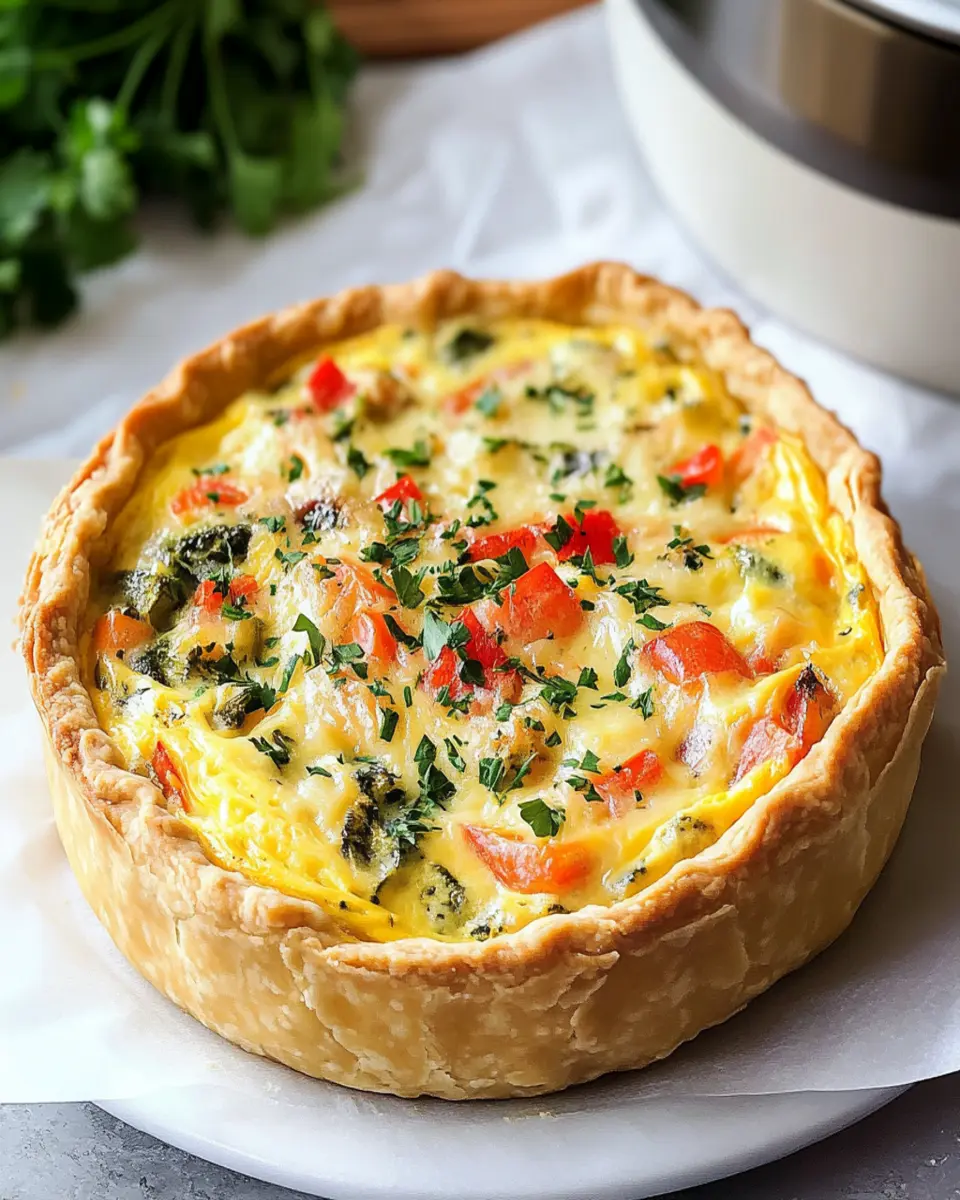 Crockpot Quiche First Image First Image