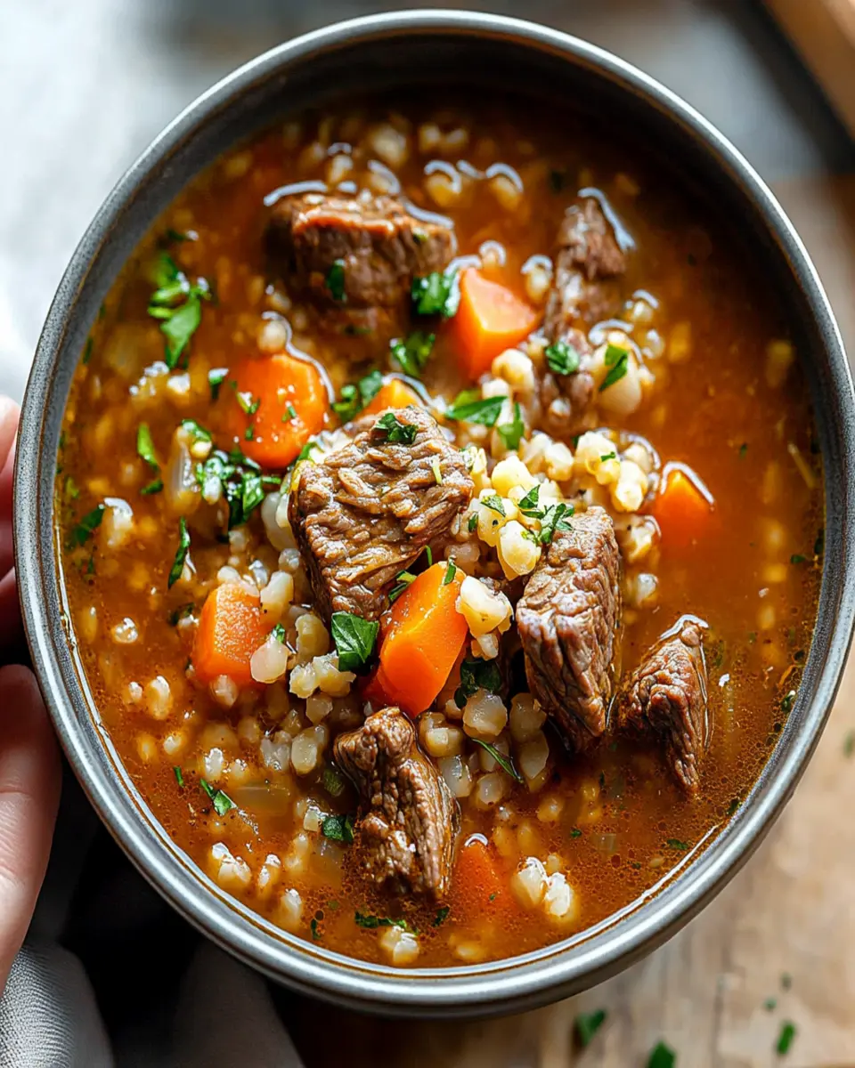 Beef Barley Soup First Image First Image