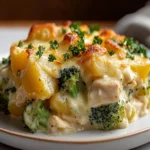Easy Cheesy Baked Potato Chicken And Broccoli Casserole First Image First Image