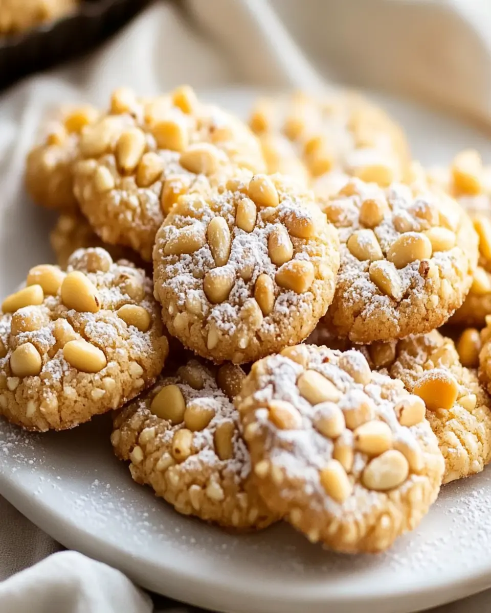 Pignoli Cookies (Pine Nut Cookies) First Image First Image