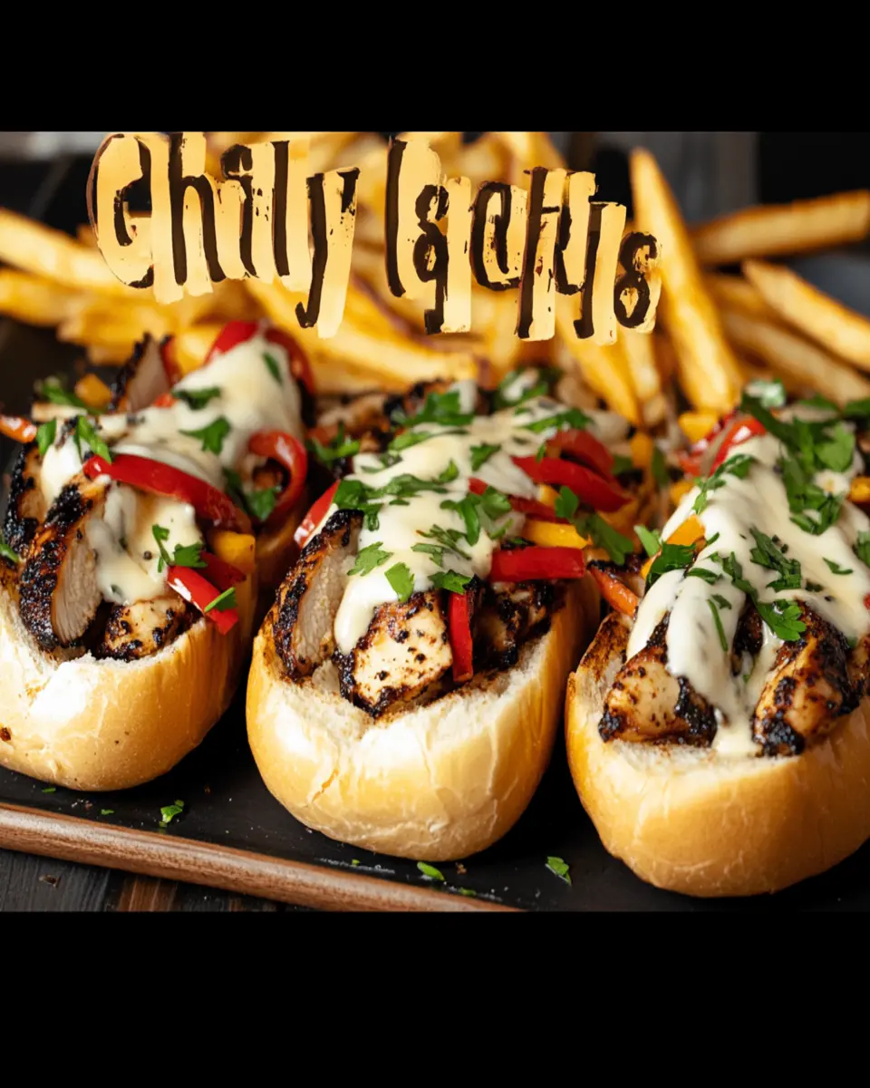 Easy Chicken Philly Cheese Steaks Recipe First Image First Image