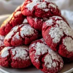 5-Ingredient Red Velvet Crinkle Cookies That Melt in Your Mouth First Image First Image