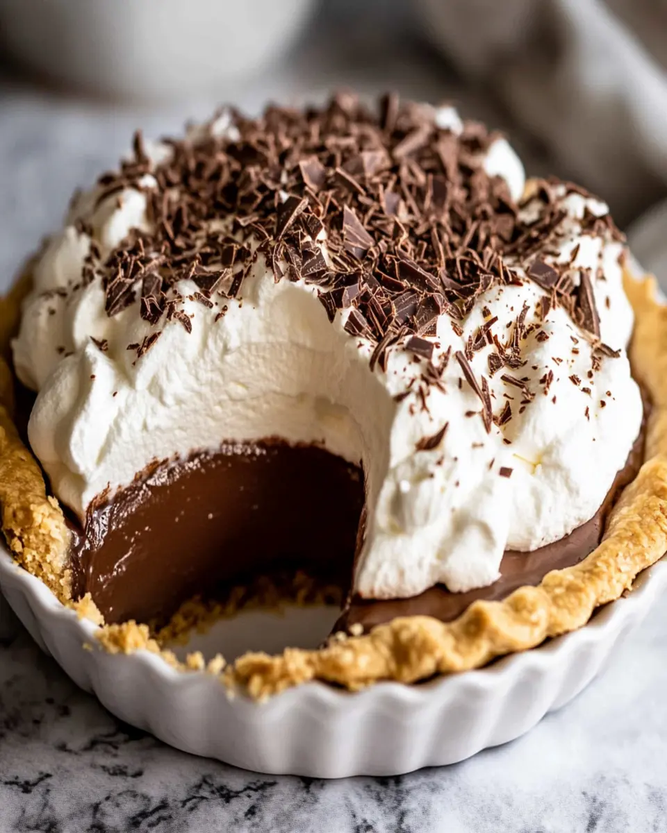 Chocolate Cream Pie First Image First Image