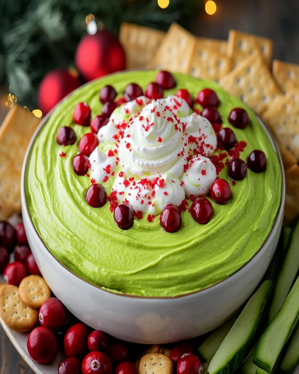 Festive Grinch Dip Whimsical Fourth Image Fourth Image
