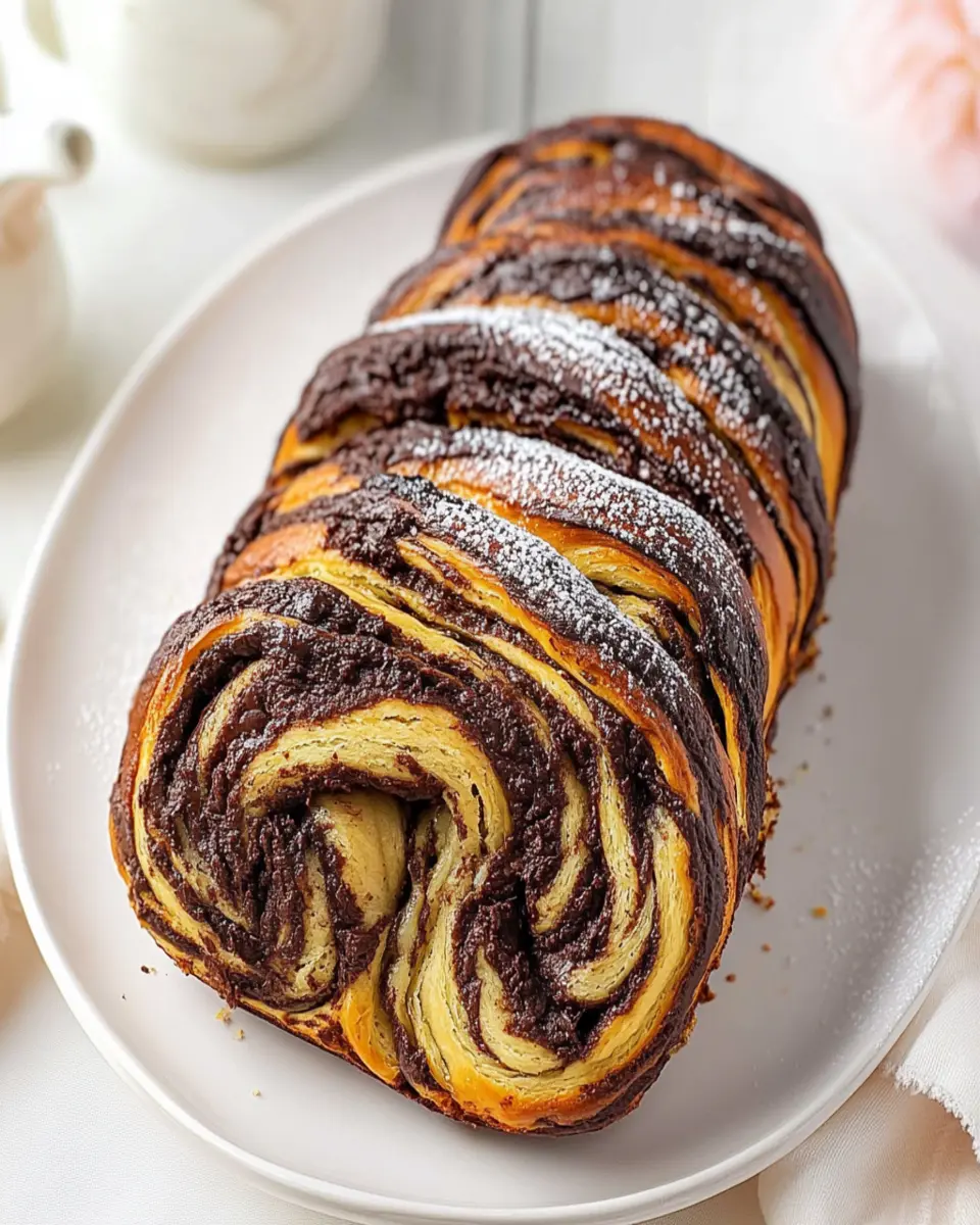 Chocolate Babka First Image First Image