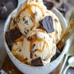 No Churn Caramel Chocolate Chunk Ice Cream First Image First Image