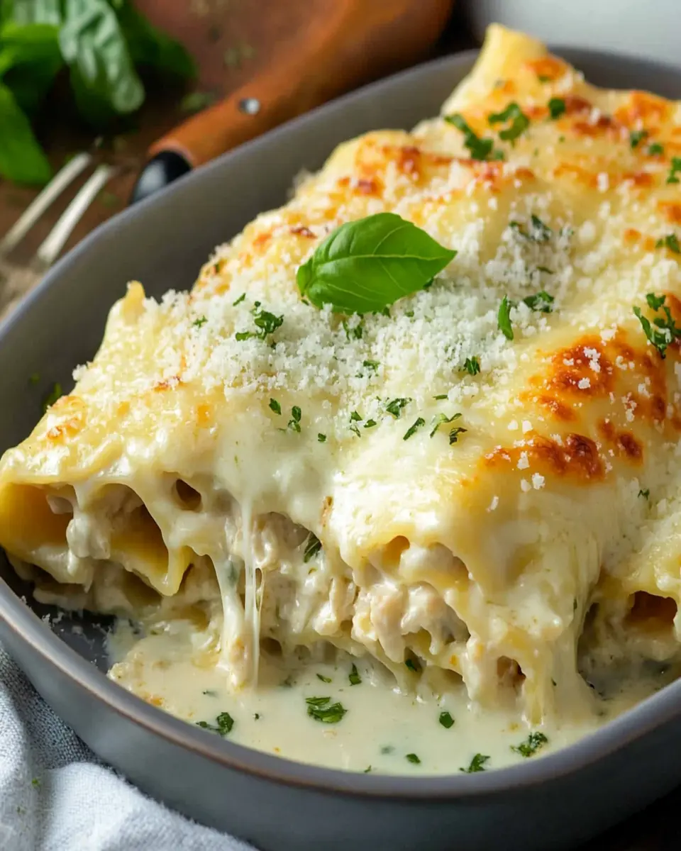 Chicken Alfredo Lasanga Roll Ups First Image First Image