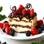 No Bake Chocolate Eclair Cake Recipe First Image First Image