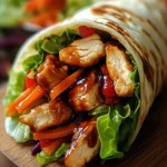 Delicious Teriyaki Chicken Wrap – Quick, Fresh, and Fun! First Image First Image