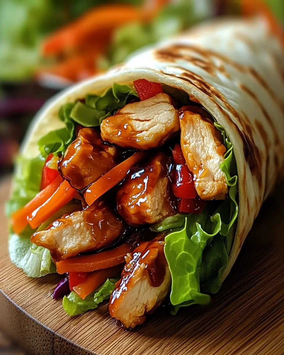 Delicious Teriyaki Chicken Wrap – Quick, Fresh, and Fun! First Image First Image