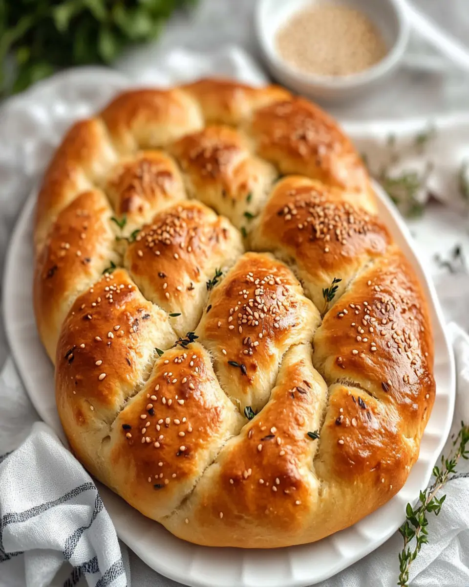 Turkish Ramadan Bread (Ramazan Pidesi) First Image First Image