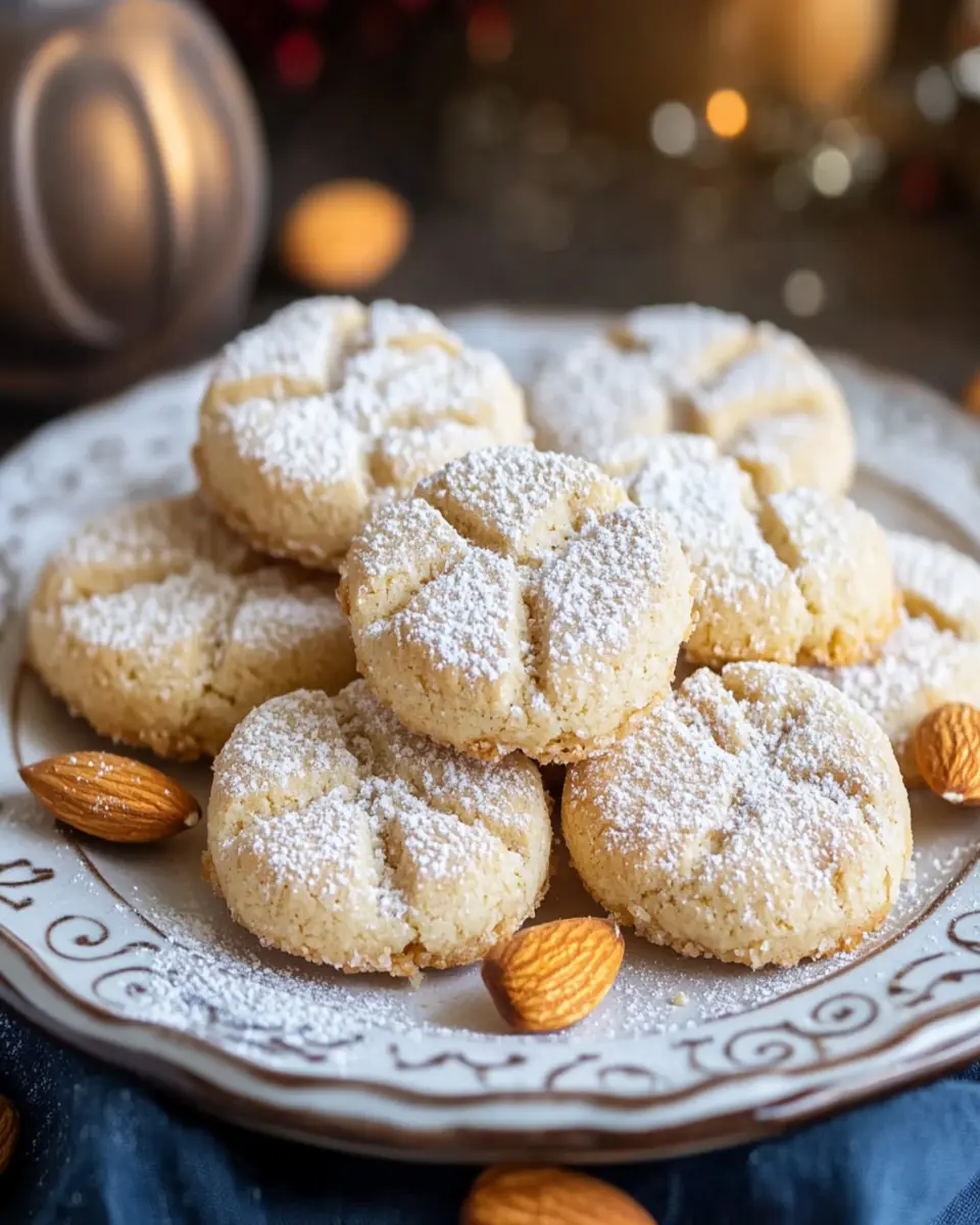 Italian Almond Cookies (Soft, 5 Ingredients, 30 Minutes) First Image First Image