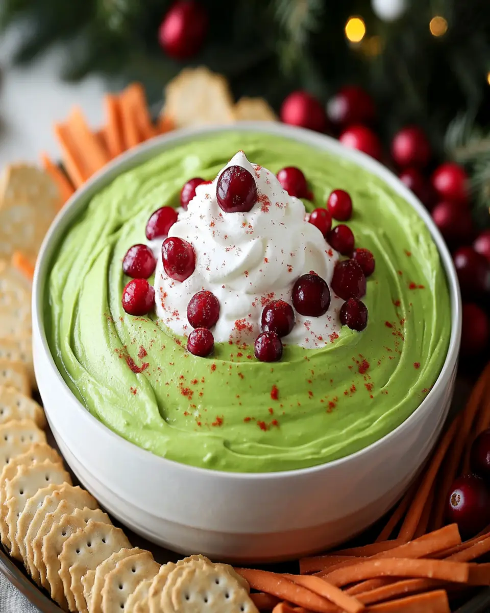 Festive Grinch Dip Whimsical First Image First Image