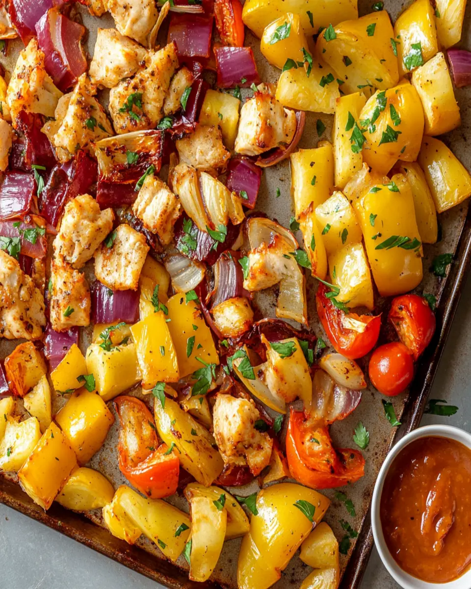 The 20-Minute Sheet Pan Dinner I Make When Life Is Life-ing First Image First Image