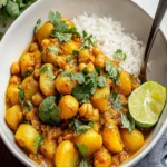 Irresistible Vegan Potato and Chickpea Curry Recipe First Image First Image