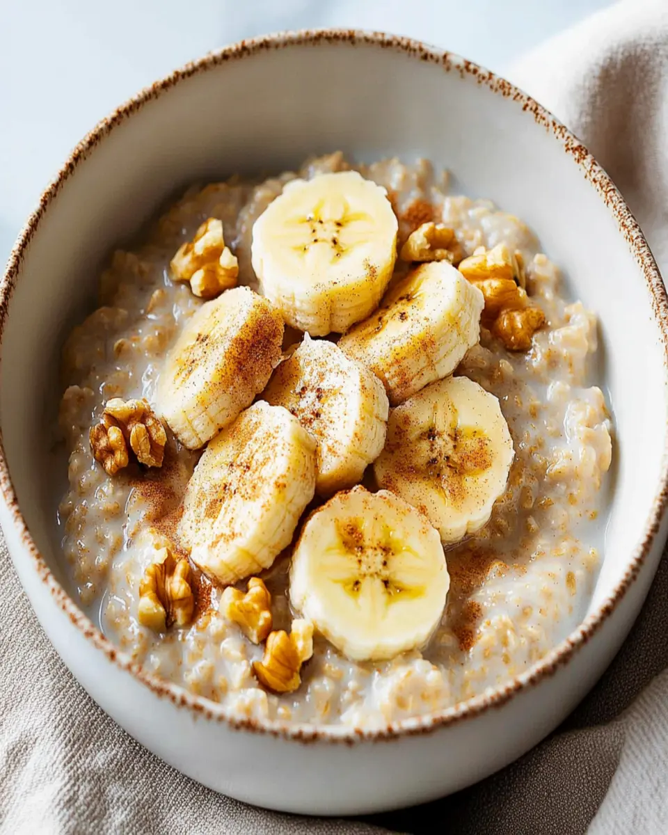 No sugar added breakfast banana oatmeal First Image First Image