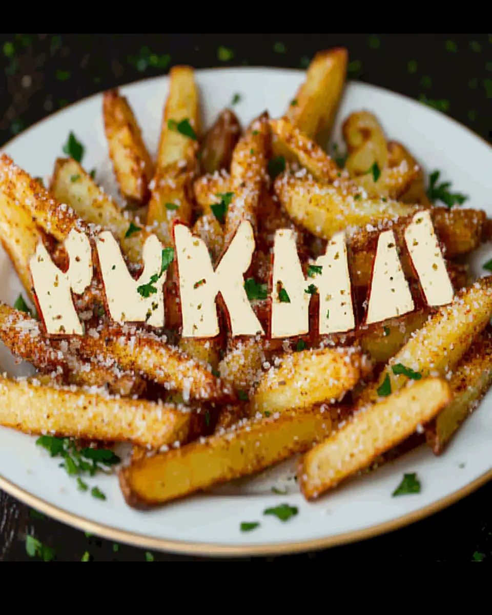 Air Fryer Garlic Parmesan Fries Recipe First Image First Image