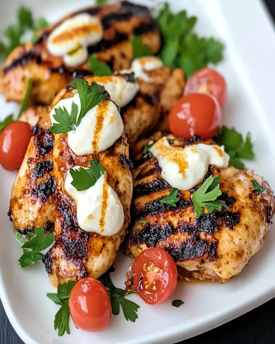 Irresistible Spicy Yogurt Marinated Chicken with Creamy Feta First Image First Image