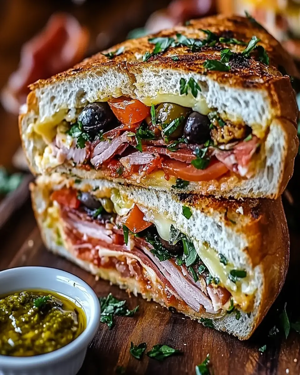 Classic Italian Muffuletta Sandwich: An Incredible Ultimate Recipe First Image First Image