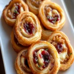 Savory Palmiers with Brie and Cranberry First Image First Image