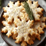 Irresistible Savory Rosemary-Parmesan Snowflake Cookies First Image First Image