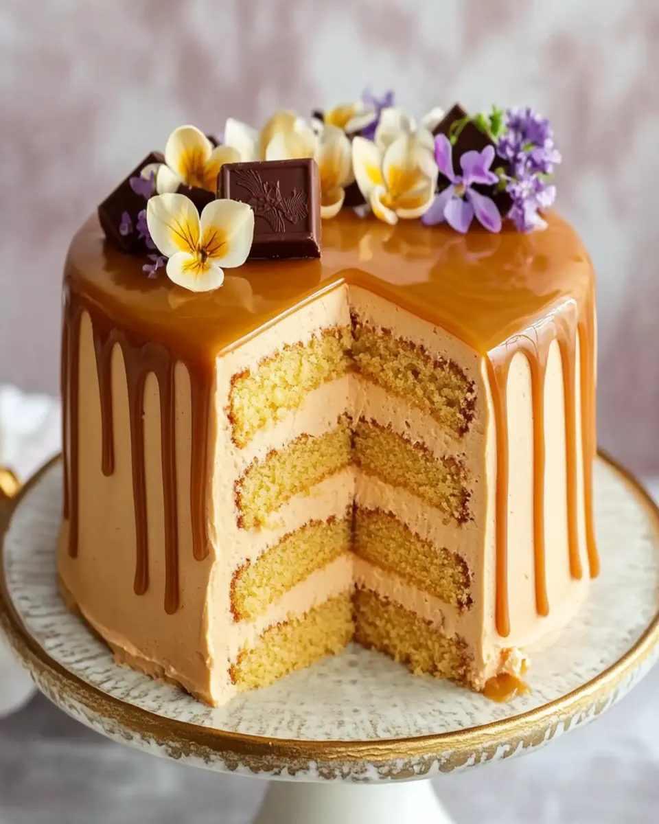 Creamy Caramel Cake First Image First Image