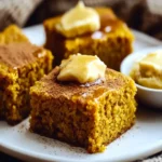 Pumpkin Cornbread with Cinnamon Honey Butter First Image First Image