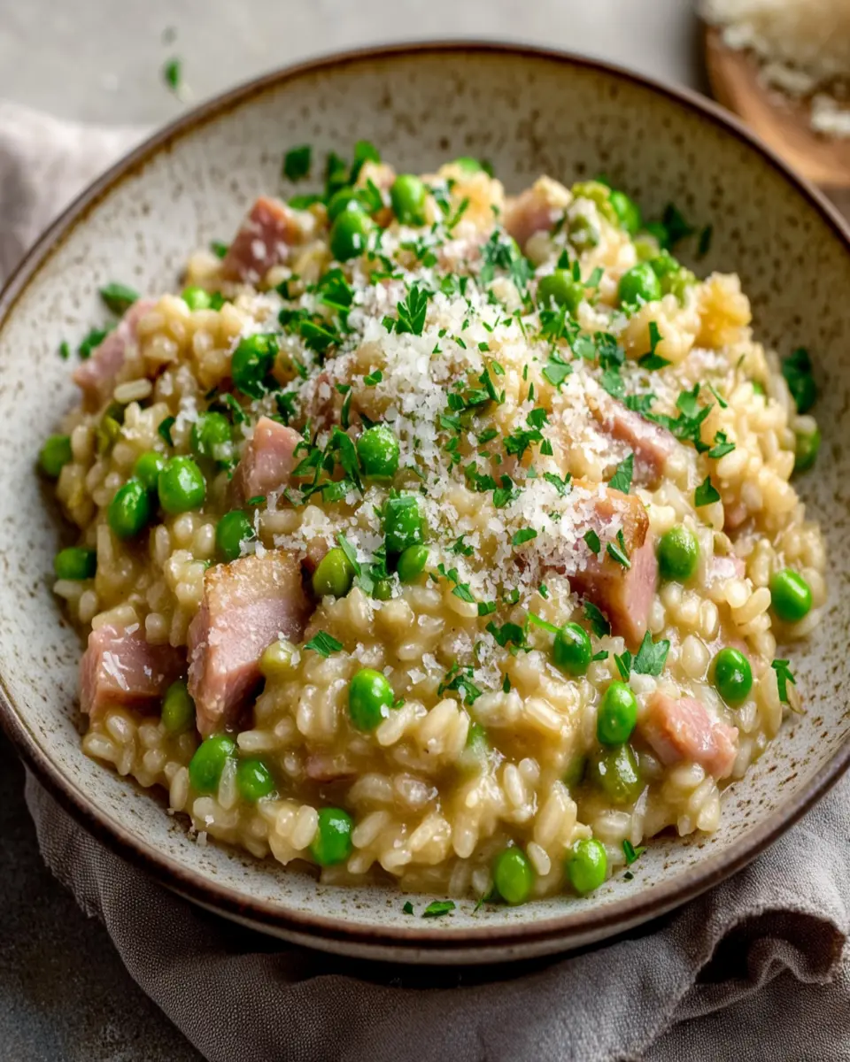 Ham and Pea Risotto First Image First Image