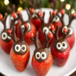 Easy Festive Reindeer Strawberries First Image First Image