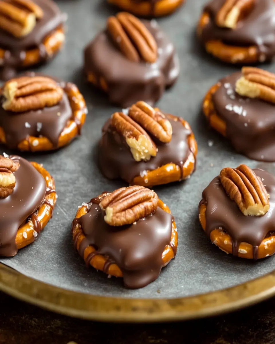 Easy Rolo Pretzel Turtles Recipe First Image First Image