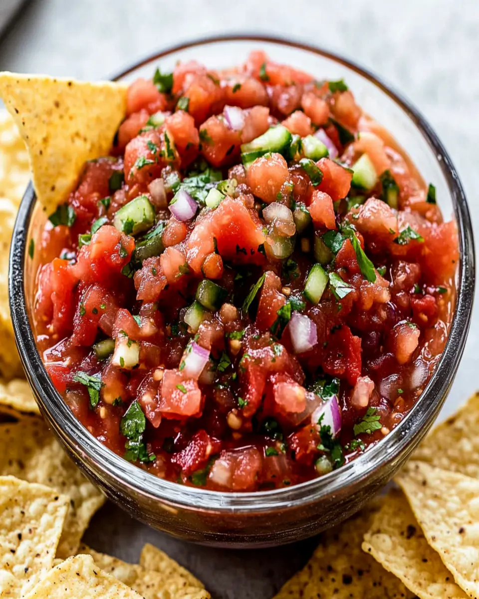 Easy Homemade Salsa First Image First Image
