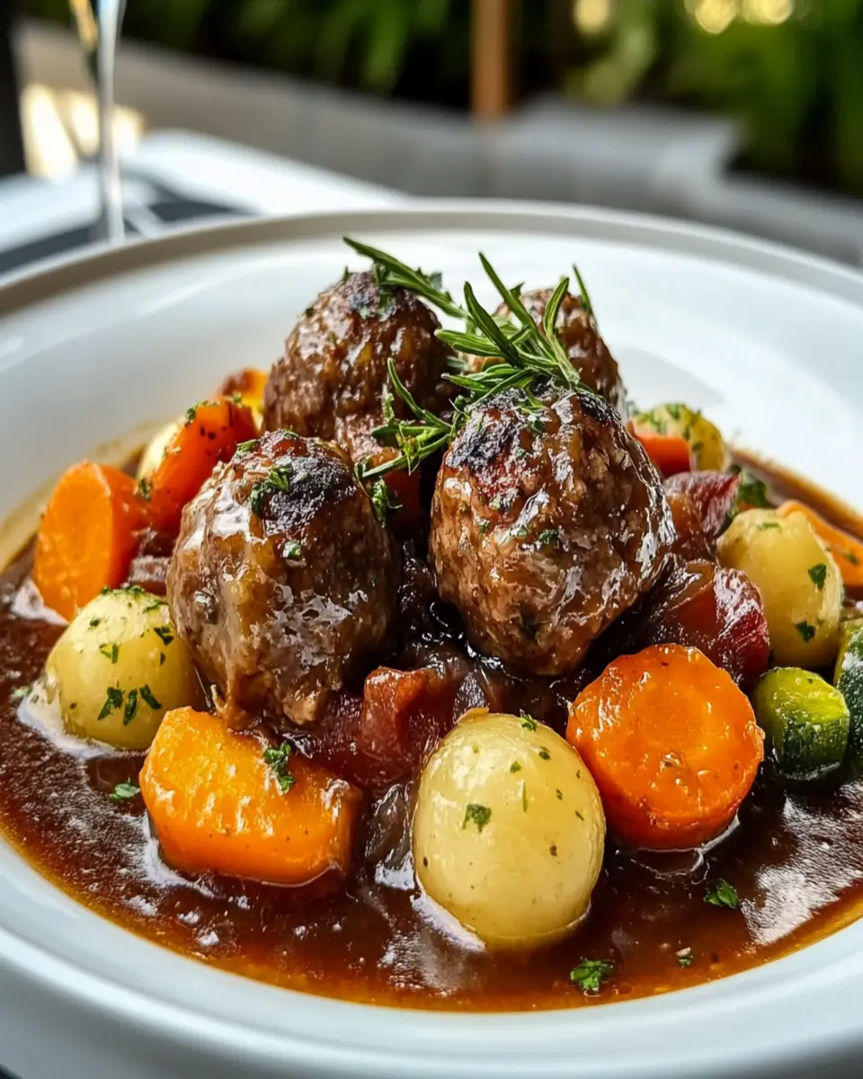 Easy Frozen Meatball Pot Roast First Image First Image