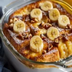 Overnight Baked Banana French Toast Casserole First Image First Image
