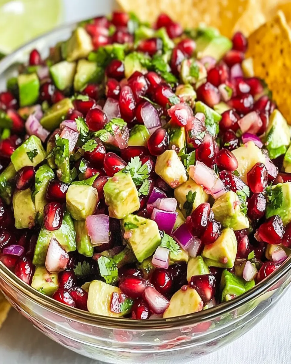 Irresistible Pomegranate Avocado Salsa Recipe to Impress First Image First Image
