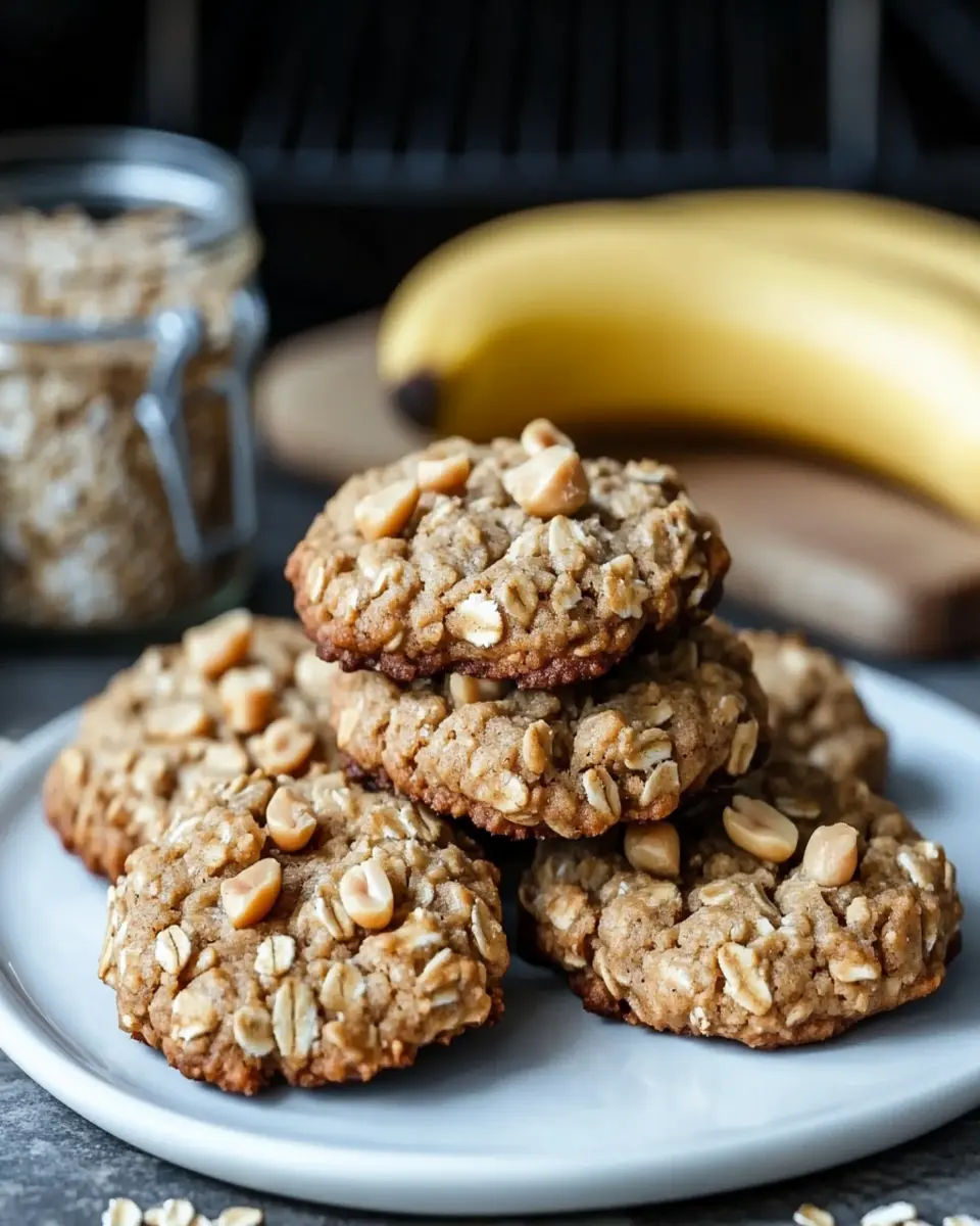 Peanut Banana Oat Cookies First Image First Image