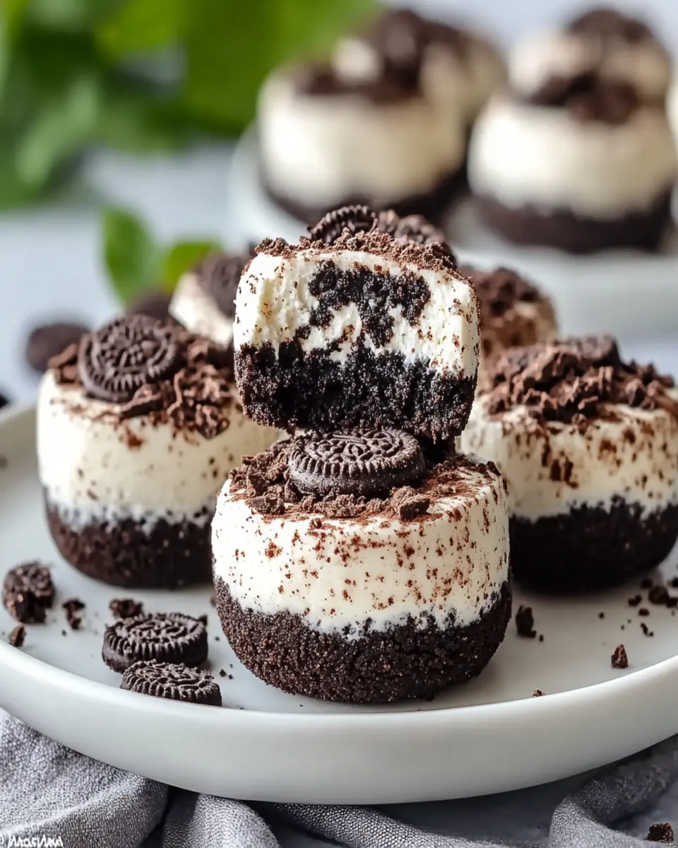 Healthy No-Bake Oreo Cheesecake Bites Recipe First Image First Image