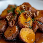 Irresistibly Sweet Walnut Maple Roasted Sweet Potatoes First Image First Image
