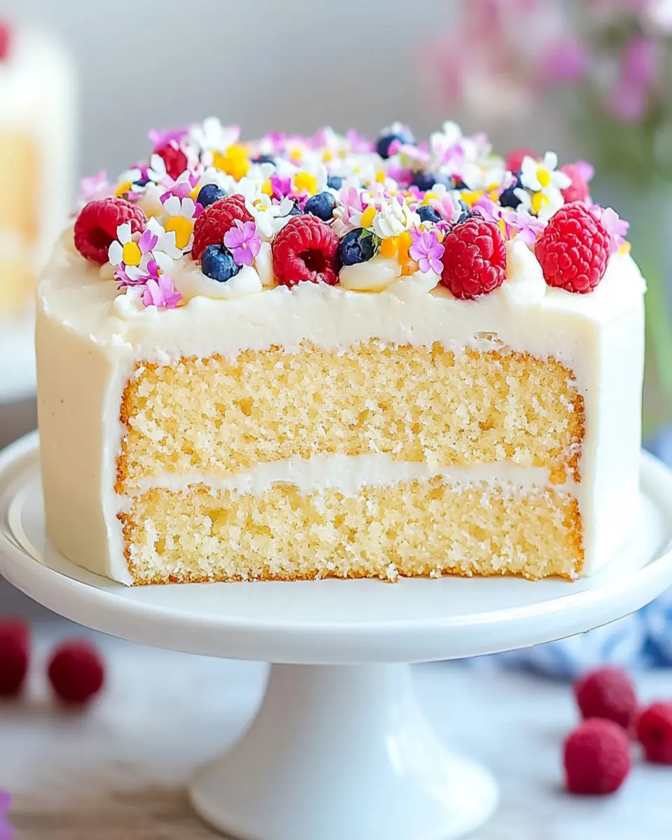 Irresistibly Moist Vanilla Cake Recipe for Every Occasion First Image First Image