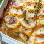 Indulgent French Onion Scalloped Potatoes Recipe First Image First Image