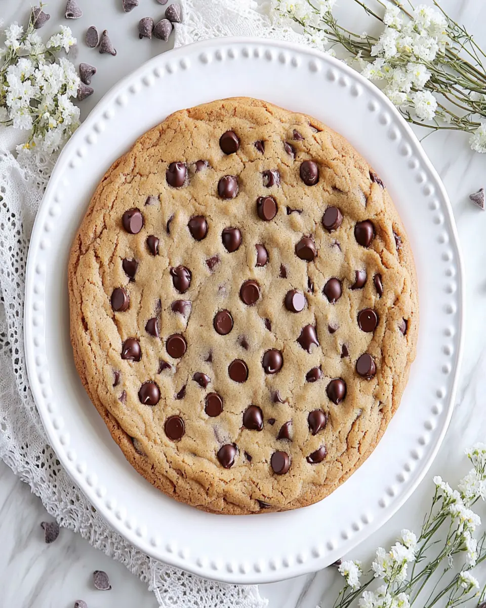 Giant Chocolate Chip Cookie {12-inch!} First Image First Image