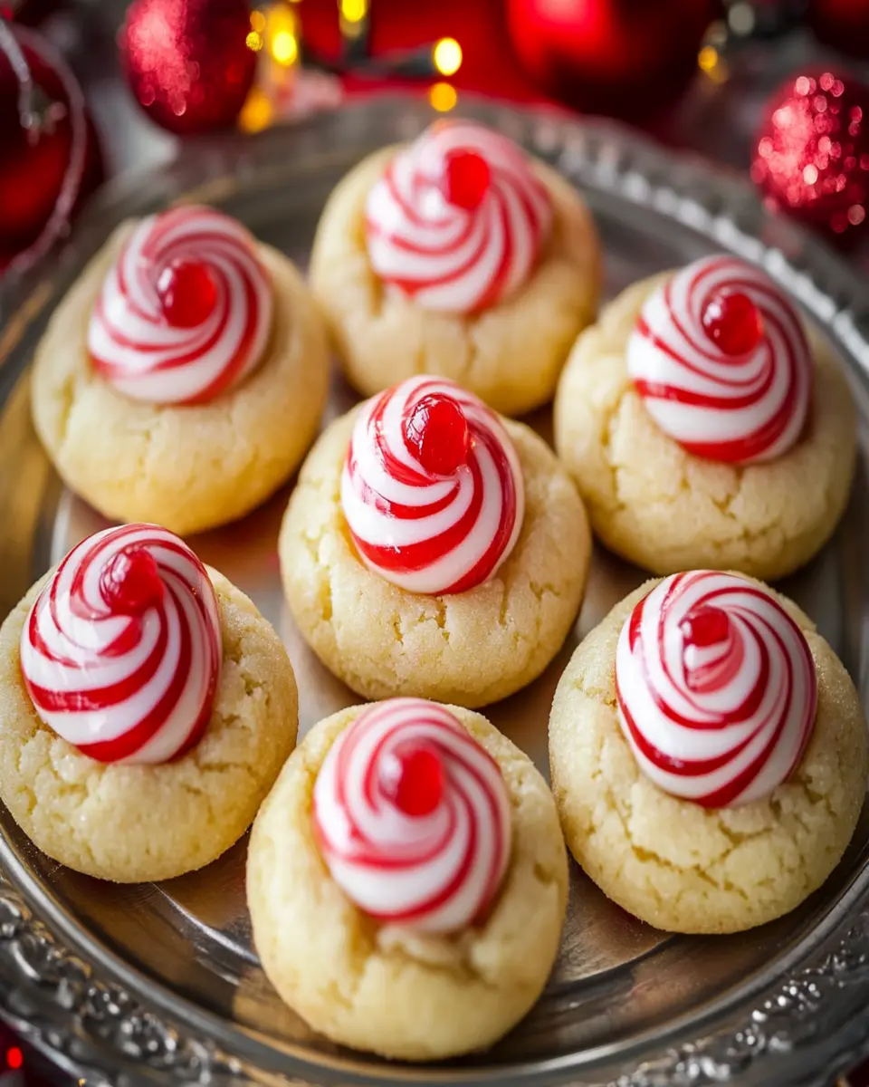Candy Cane Kiss Cookies First Image First Image