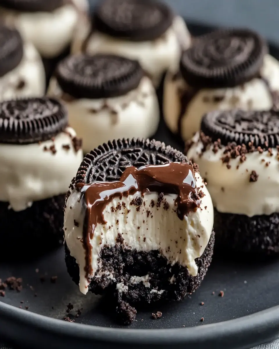 Healthy No-Bake Oreo Cheesecake Bites Recipe First Image First Image