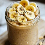 Creamy Peanut Butter Overnight Oats with Banana Recipe First Image First Image