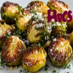 Crispy Garlic Parmesan Brussels Sprouts First Image First Image