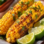 Irresistible Roasted Sweet Corn with Lime Butter Recipe First Image First Image