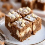 Gingerbread White Chocolate Blondies First Image First Image