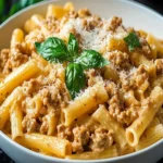 Creamy Ground Turkey Pasta First Image First Image